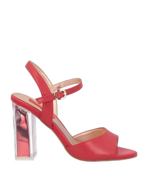 Luciano Barachini Pink Sandals Leather