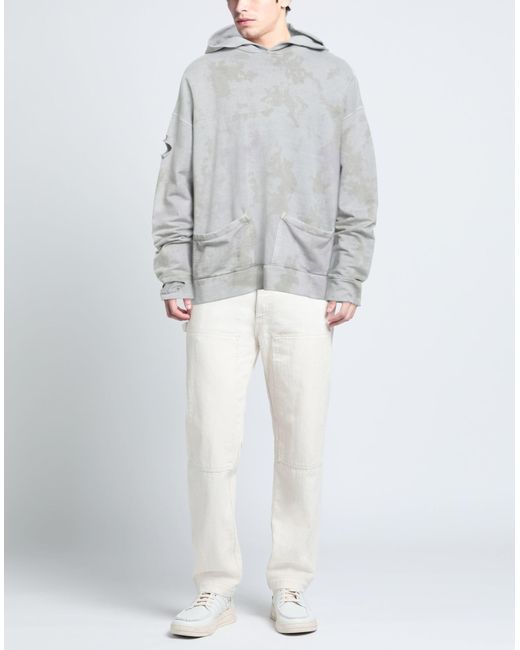 we11done Gray Light Sweatshirt Cotton for men