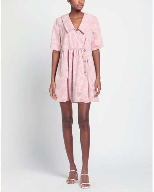 Ganni Pink Mini Dress