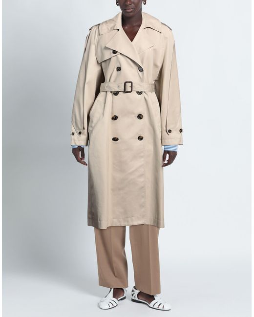 Alexandre Vauthier Natural Overcoat & Trench Coat