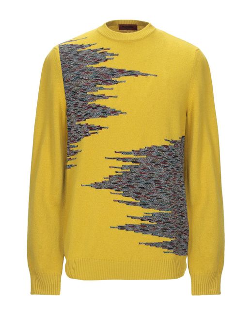Missoni Yellow Sweater for men