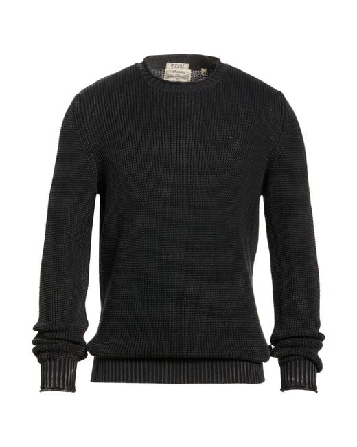 Impure Black Sweater Cotton for men