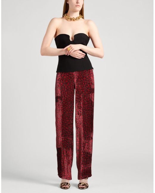 Pantalone di Siyu in Red