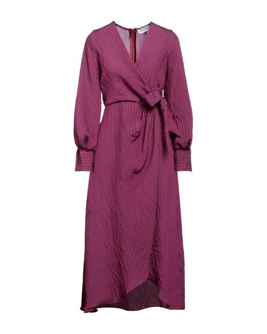 Closet Purple Midi Dress