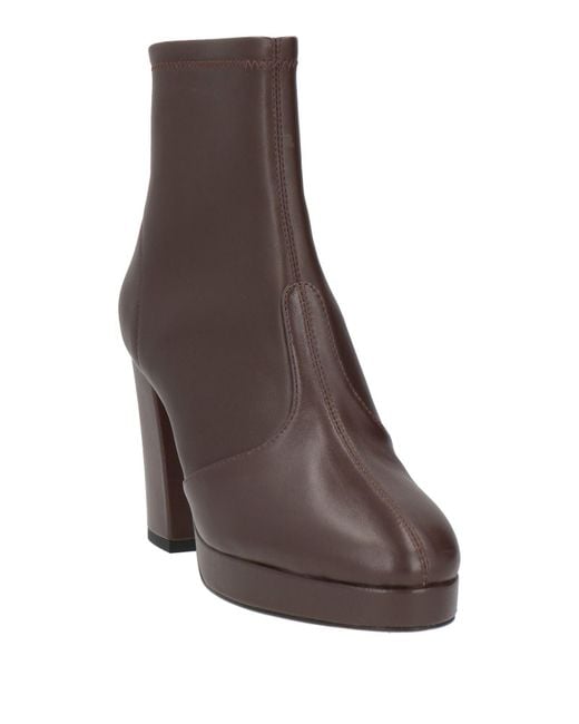 Lola Cruz Brown Ankle Boots