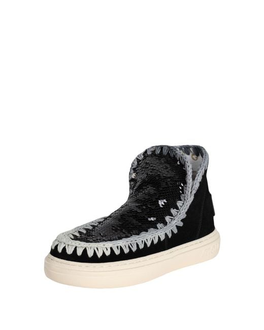 Mou Black Ankle Boots