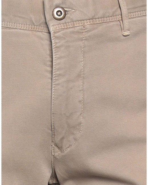 Incotex Natural Pants Cotton, Elastane for men