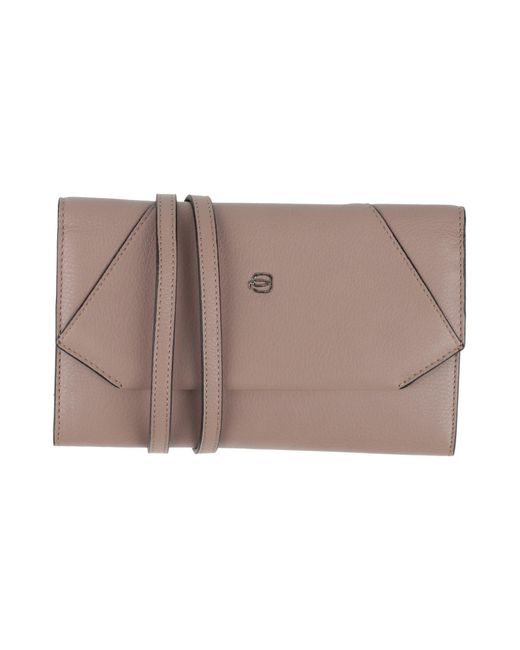 Piquadro Brown Crossbody Wallet