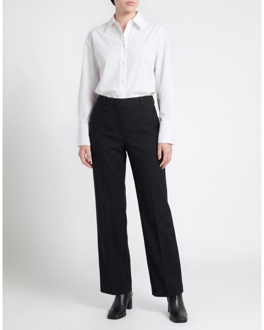 The Row Black Pants Virgin Wool, Elastane