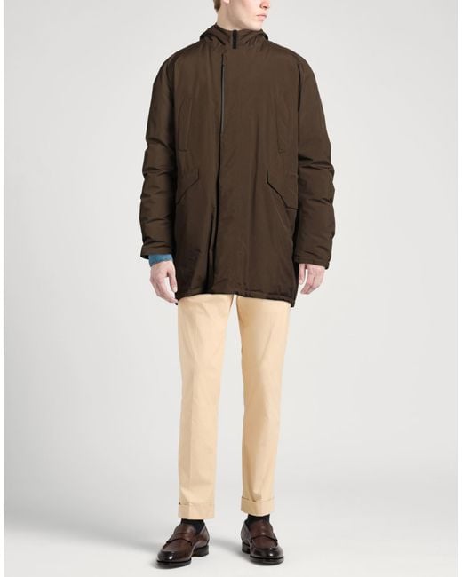 Herno Brown Coat for men