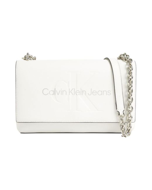 Calvin Klein White Umhängetasche