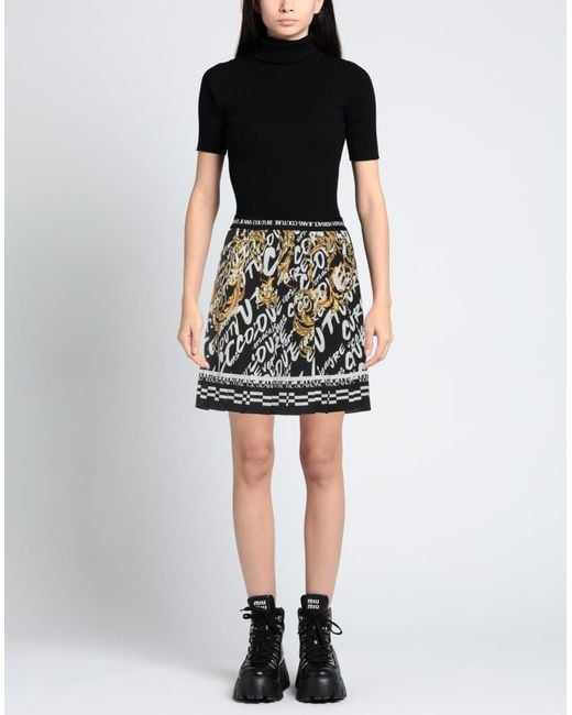 Versace Jeans Couture Black Mini Skirt