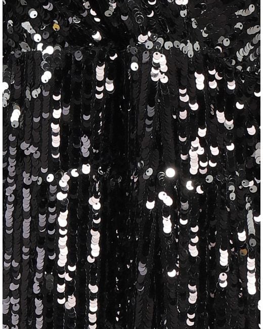Kaos Black Mini Dress Polyester