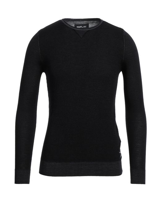 Pullover Replay de hombre de color Black