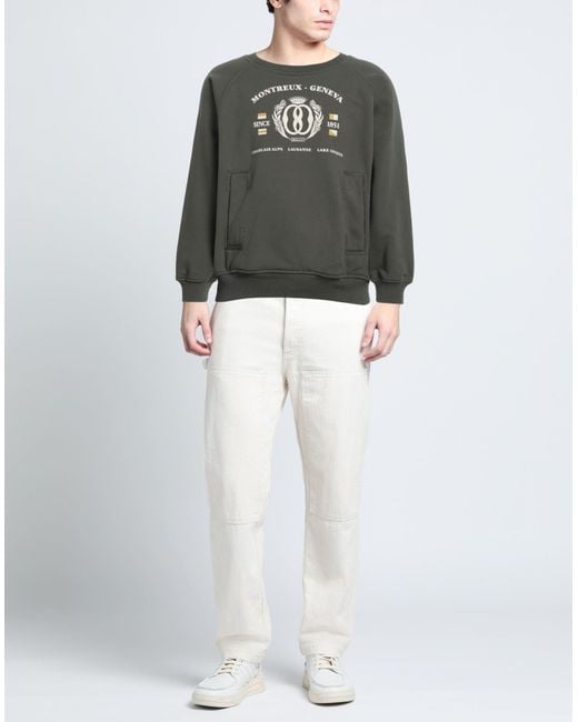 Bally Gray Sweatshirt Cotton for men
