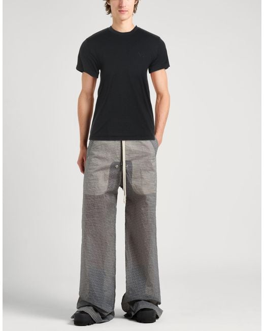 Y-3 Black T-Shirt Cotton, Elastane for men