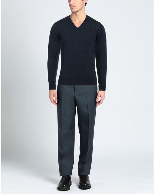 Alpha Studio Blue Sweater for men
