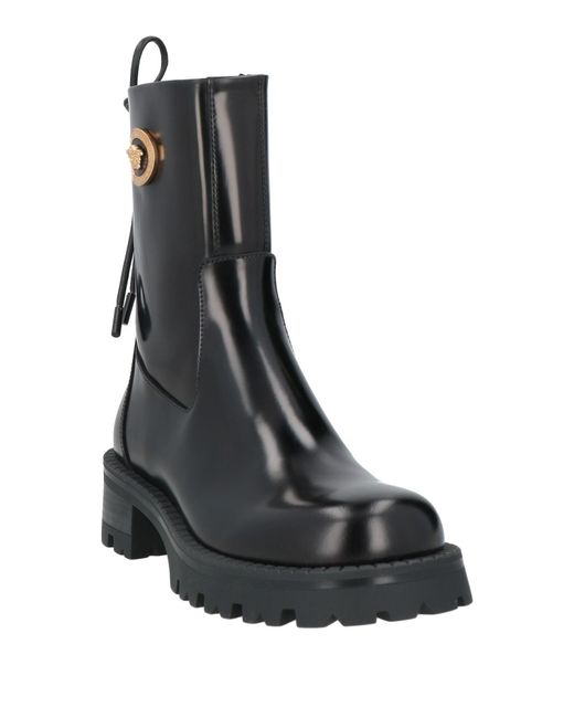 Versace Black Ankle Boots