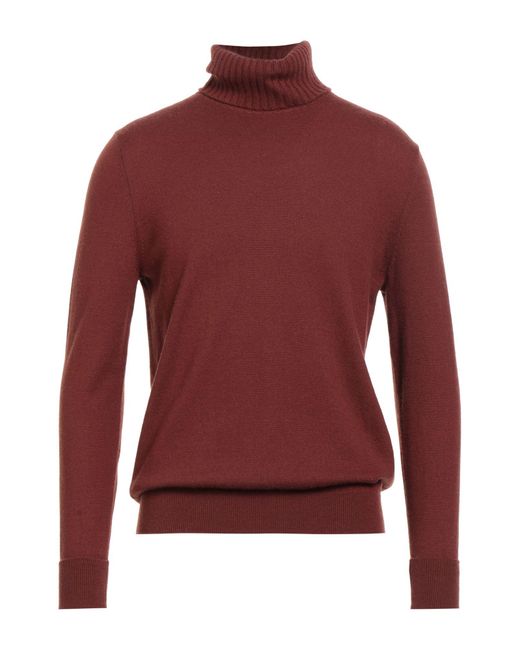 Ballantyne Red Brick Turtleneck Cashmere for men