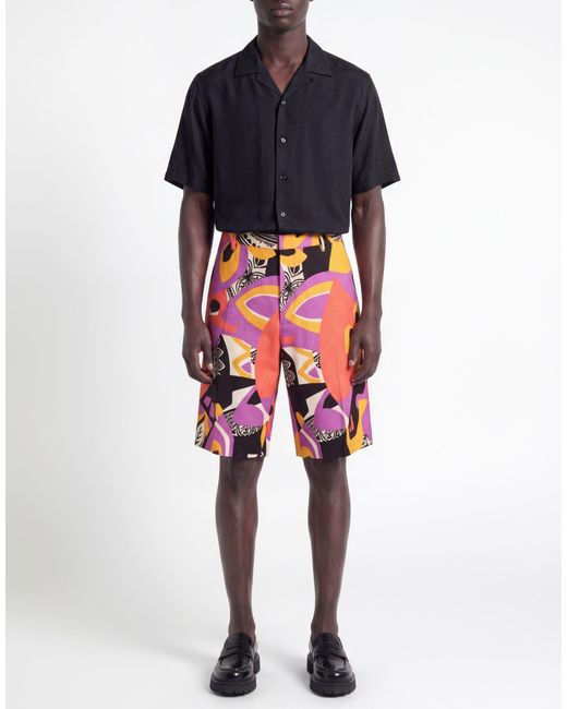 Moschino Purple Shorts & Bermuda Shorts Cotton, Elastane for men