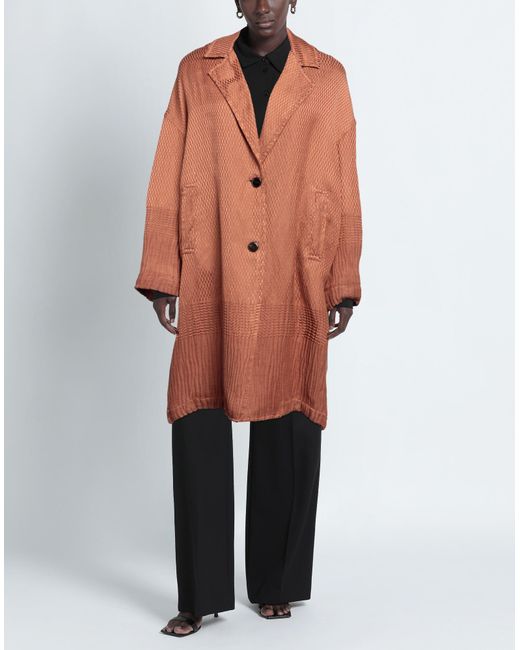 Pomandère Brown Overcoat & Trench Coat