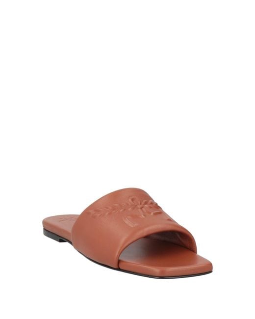 MCM Brown Sandale