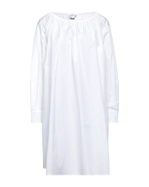 Grifoni White Mini Dress Cotton