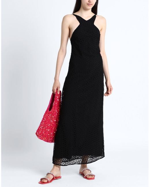 TOPSHOP Black Maxi Dress