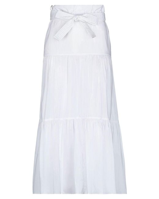 Liviana Conti White Maxi Skirt