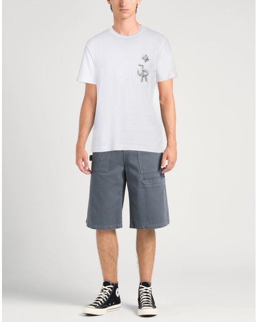 John Richmond White T-Shirt Cotton for men