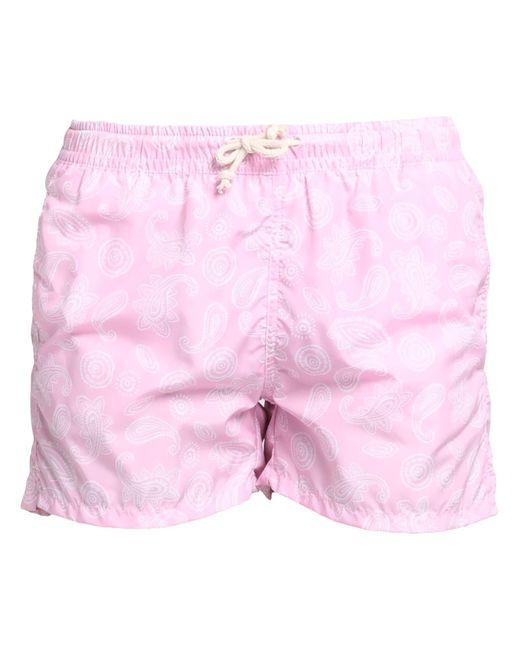 BASTONCINO Pink Swim Trunks for men