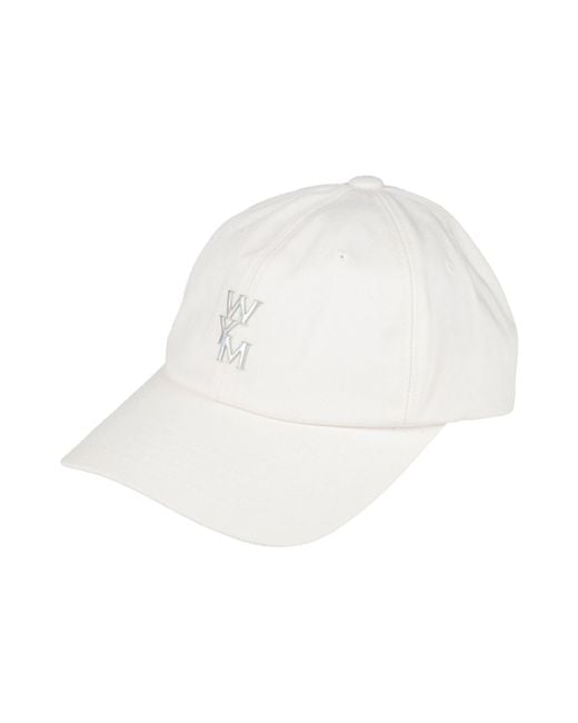 Wooyoungmi White Ivory Hat Cotton for men