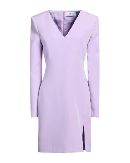 Chiara Ferragni Purple Mini Dress