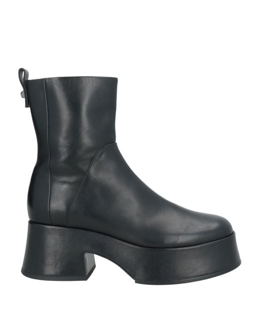 Ash Black Ankle Boots Leather