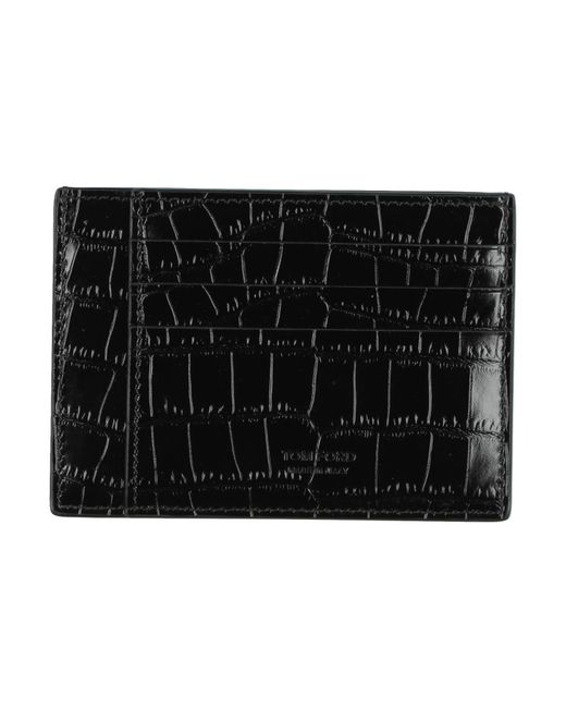 Tom Ford Black Cardholder for men
