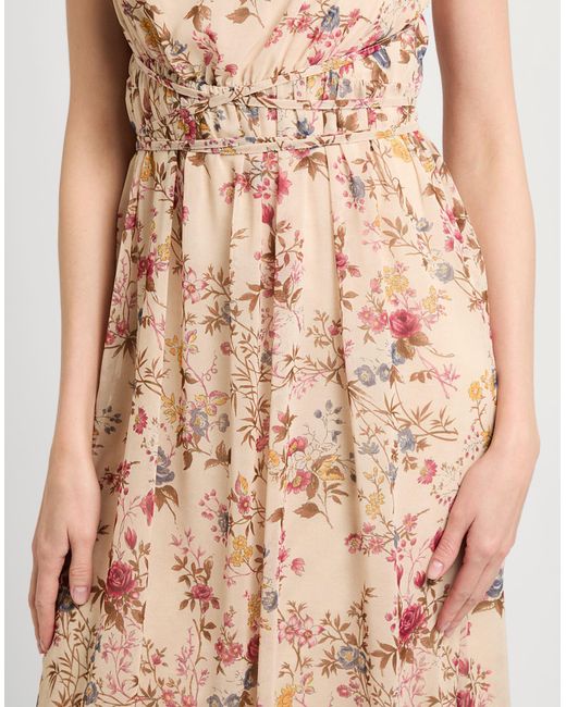 Weekend by Maxmara Natural Sand Maxi Dress Polyester