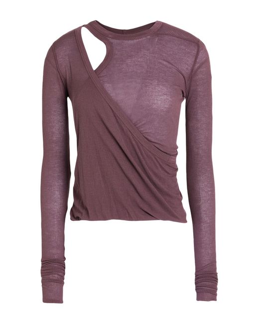 T-shirt di Rick Owens in Purple