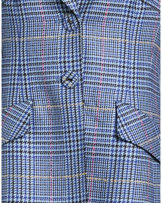 Maison Common Blue Blazer Virgin Wool