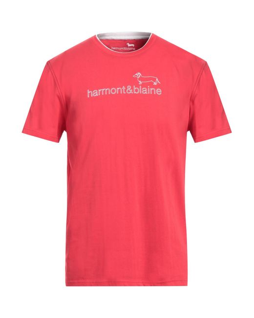 Harmont & Blaine Pink T-shirt for men