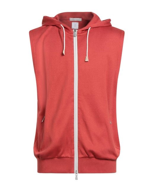 Eleventy Strickjacke in Rot für Herren Lyst DE