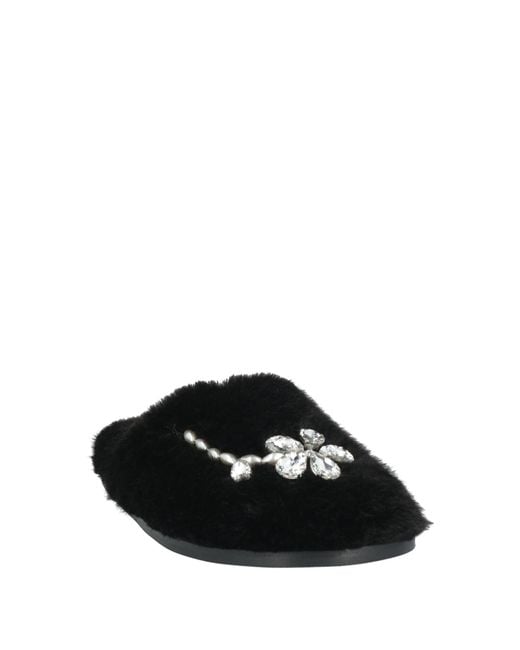Simone Rocha Black House Slipper