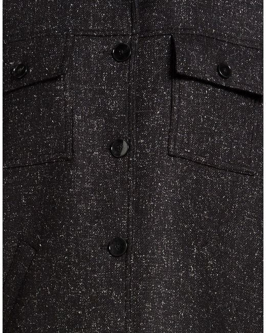 Lardini Black Jacket Wool, Silk