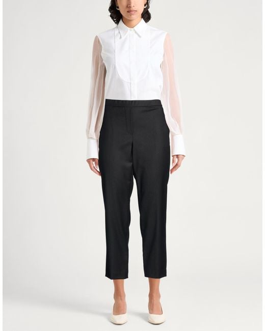 Theory Black Pants Virgin Wool