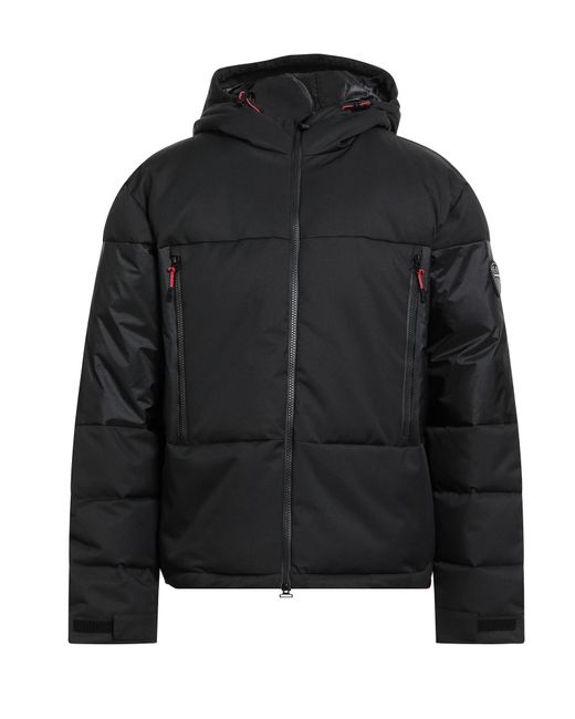 EA7 Black Puffers for men