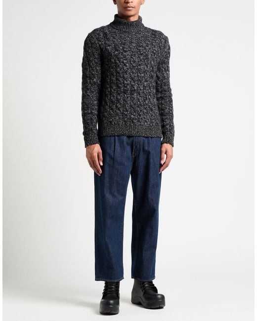 Fedeli Black Turtleneck for men