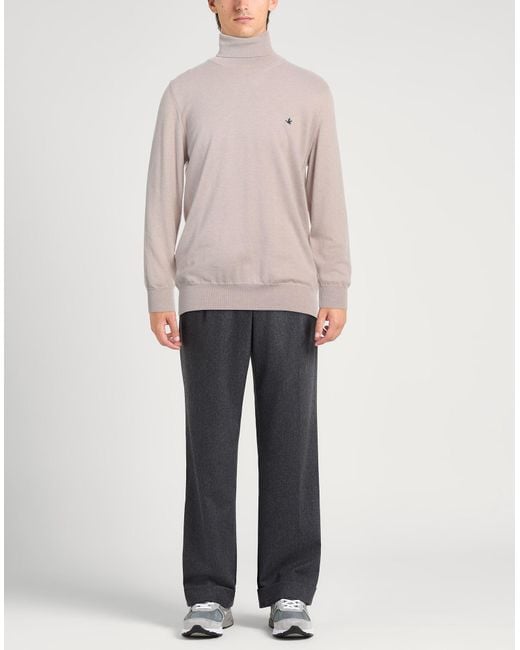 Brooksfield Pink Sand Turtleneck Virgin Wool for men