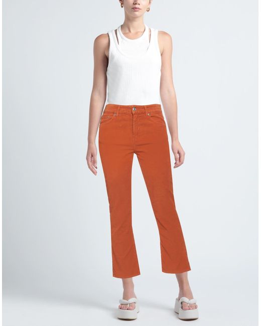 Pantalon Department 5 en coloris Orange