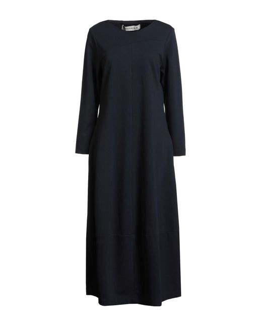 Shirtaporter Black Midi-Kleid