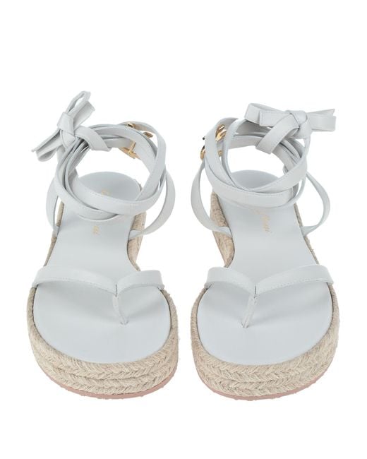 Gianvito Rossi White Espadrilles