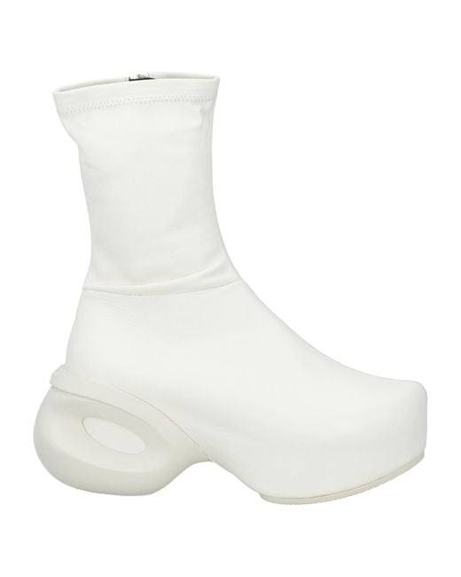 Givenchy White Ankle Boots